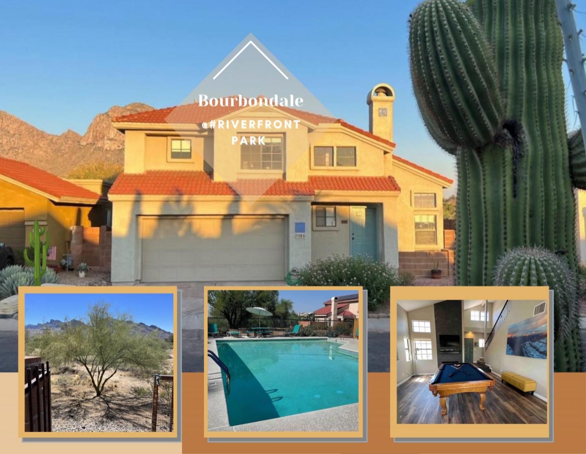 Private Home - Billiards, Mountain Views, Private Desert Access, Hoa Pool & Spa, Bbq, At Lambert Park - Bourbondale توسن المظهر الخارجي الصورة